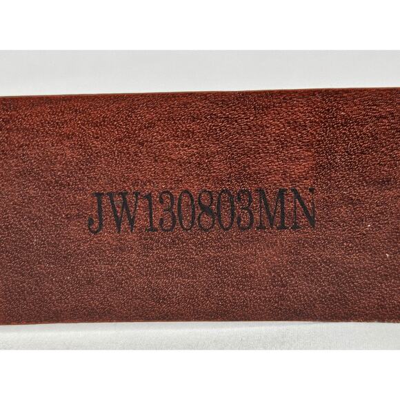 JOHN W. NORSDTROM DESIGNER UNISEX BROWN GENUINE LEATHER BELT – SIZE 42 - Picture 8 of 9